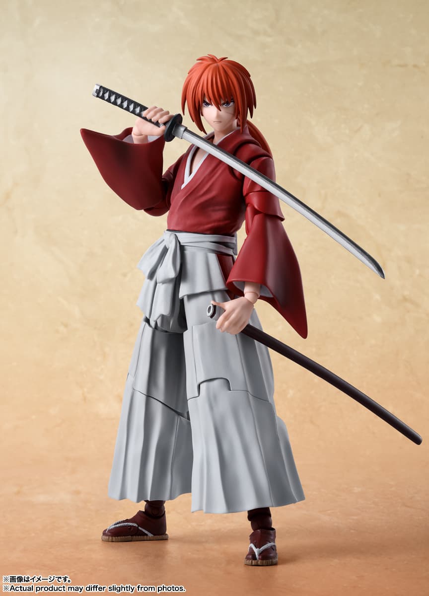 Kenshin Himura - Rurouni Kenshin ( Samurai X ) S.H.Figuarts Japonés SELLADO - Bandai